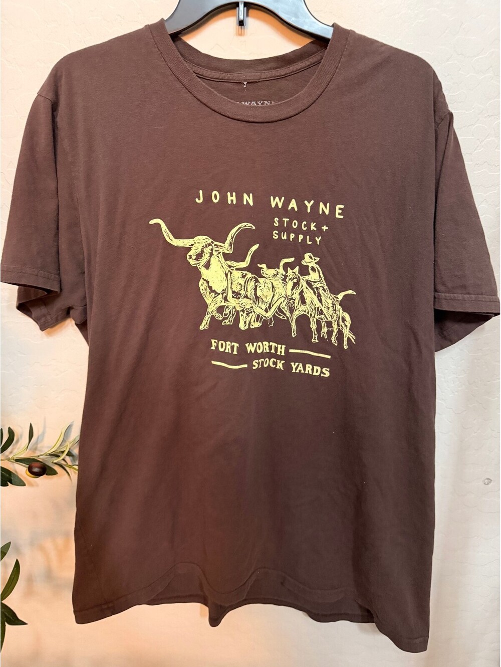 Seager Co. x John Wayne Stock & Supply "Fort Worth Stock Yards" Graphic Tee
